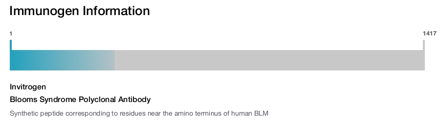 Blooms Syndrome Polyclonal Antibody