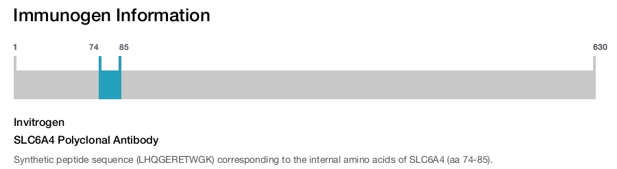 SLC6A4 Polyclonal Antibody