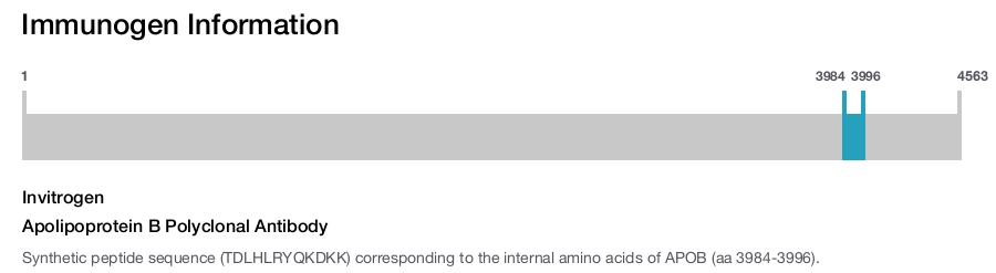 Apolipoprotein B Polyclonal Antibody
