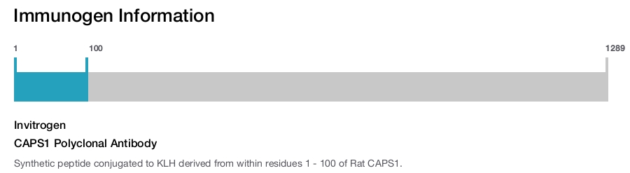 CAPS1 Polyclonal Antibody