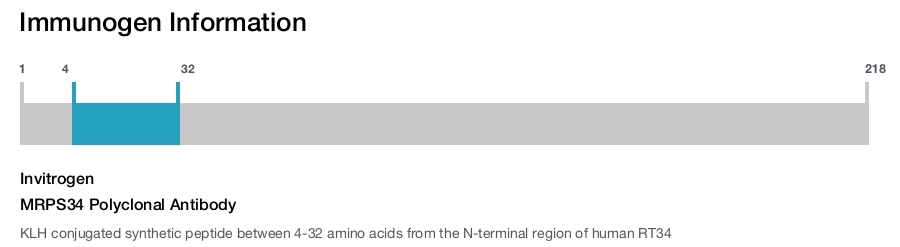 MRPS34 Polyclonal Antibody