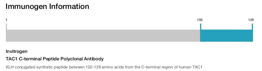 TAC1 C-terminal Peptide Polyclonal Antibody