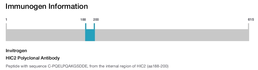 HIC2 Polyclonal Antibody