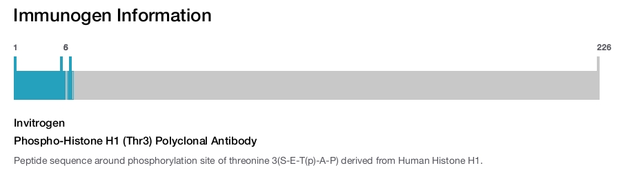 Phospho-Histone H1 (Thr3) Polyclonal Antibody