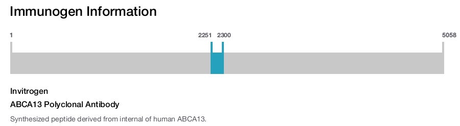 ABCA13 Polyclonal Antibody