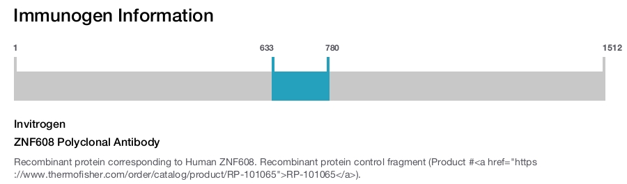 ZNF608 Polyclonal Antibody