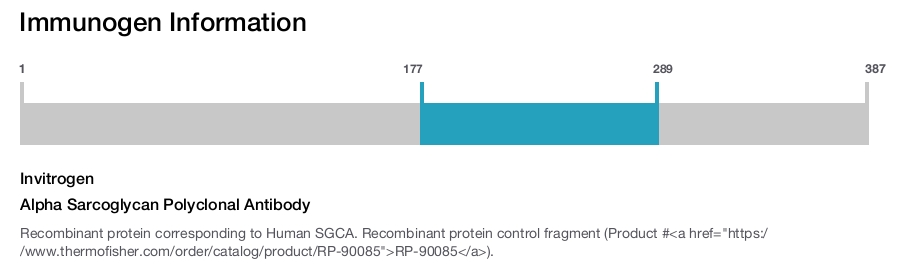 Alpha Sarcoglycan Polyclonal Antibody