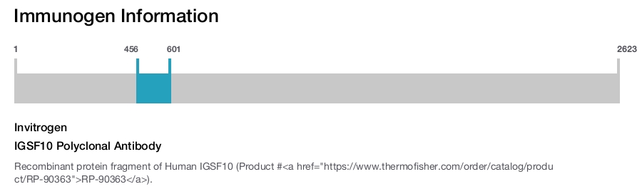 IGSF10 Polyclonal Antibody