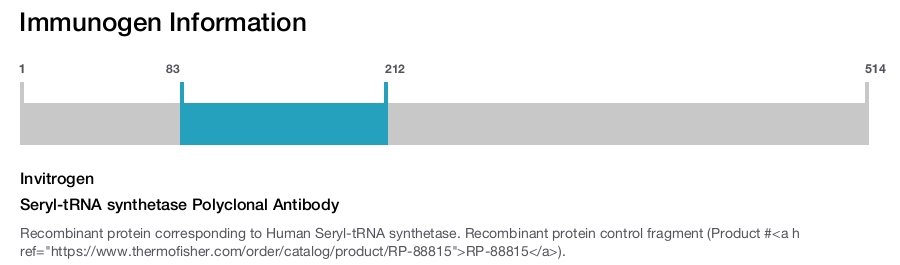 Seryl-tRNA synthetase Polyclonal Antibody