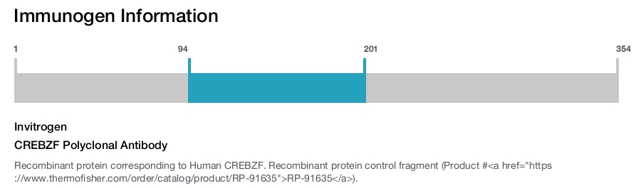 CREBZF Polyclonal Antibody