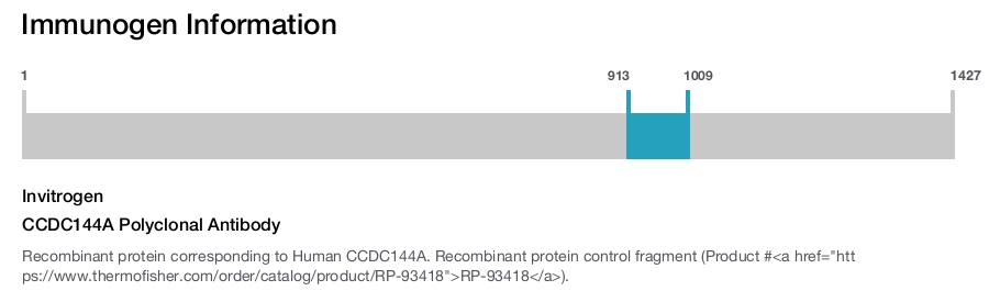 CCDC144A Polyclonal Antibody
