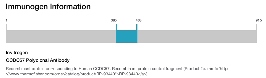 CCDC57 Polyclonal Antibody