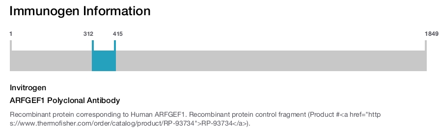 ARFGEF1 Polyclonal Antibody