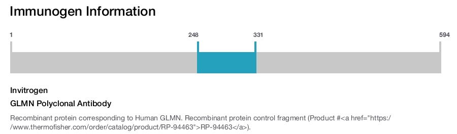 GLMN Polyclonal Antibody