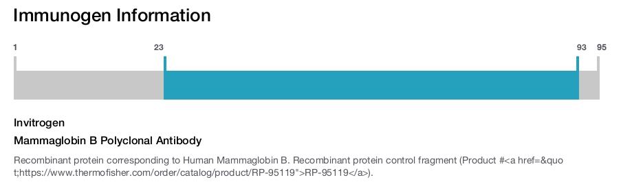 Mammaglobin B Polyclonal Antibody