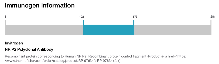 NRIP2 Polyclonal Antibody