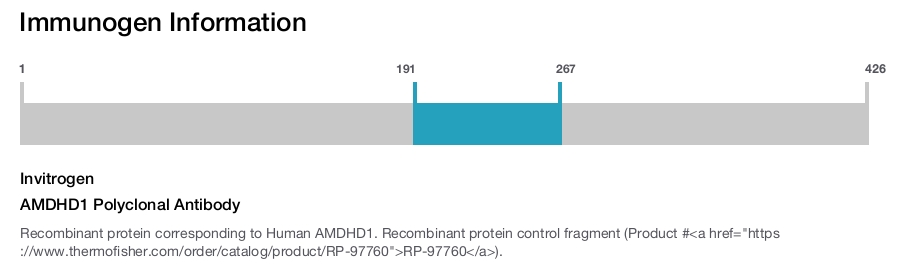 AMDHD1 Polyclonal Antibody