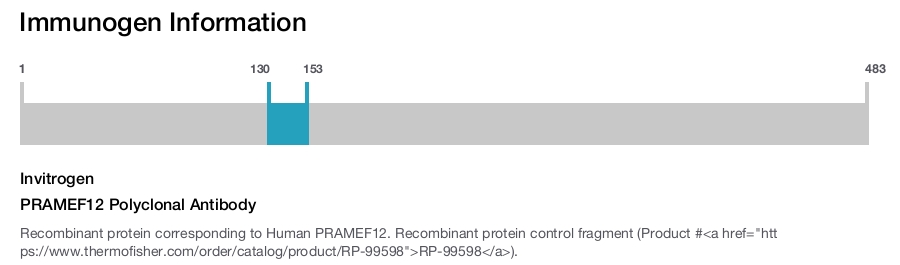 PRAMEF12 Polyclonal Antibody