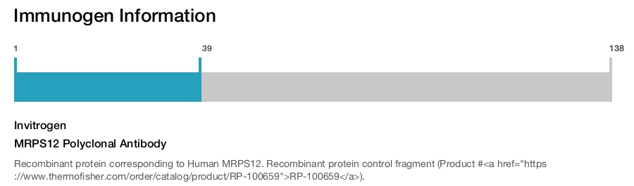 MRPS12 Polyclonal Antibody