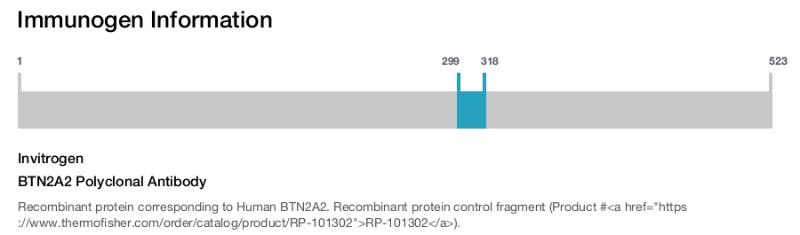 BTN2A2 Polyclonal Antibody