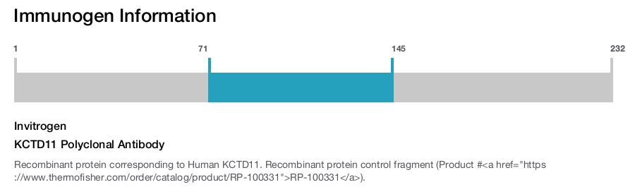 KCTD11 Polyclonal Antibody