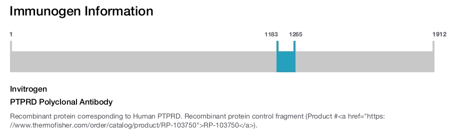 PTPRD Polyclonal Antibody