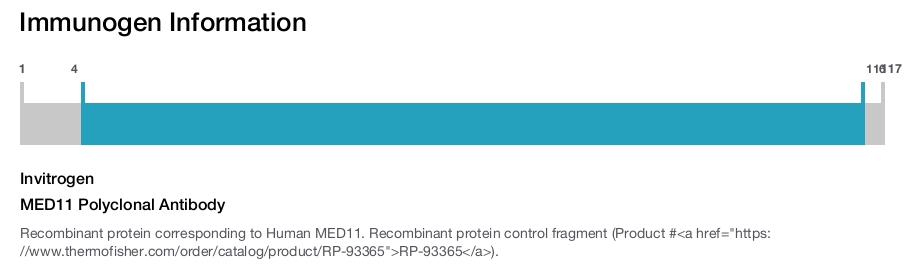 MED11 Polyclonal Antibody