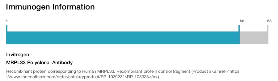 MRPL33 Polyclonal Antibody