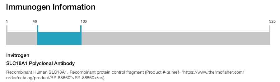 SLC18A1 Polyclonal Antibody