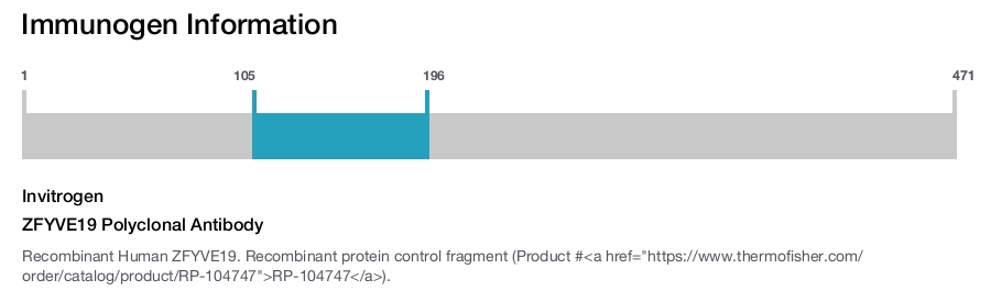 ZFYVE19 Polyclonal Antibody