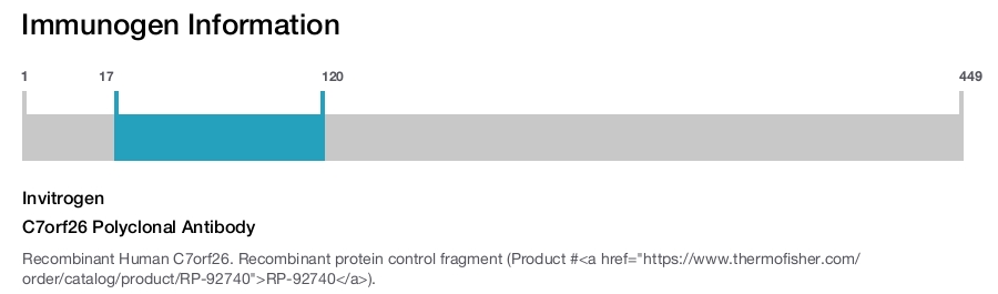 C7orf26 Polyclonal Antibody
