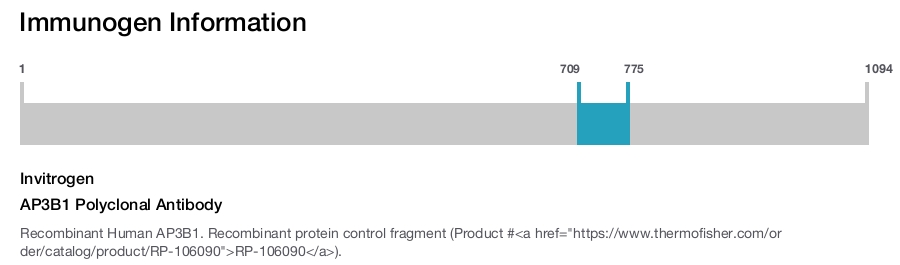 AP3B1 Polyclonal Antibody