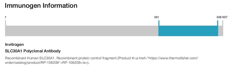 SLC30A1 Polyclonal Antibody