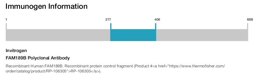 FAM189B Polyclonal Antibody