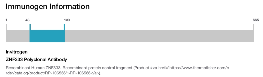 ZNF333 Polyclonal Antibody