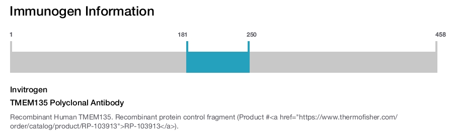 TMEM135 Polyclonal Antibody