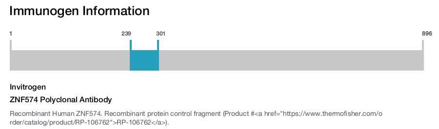 ZNF574 Polyclonal Antibody
