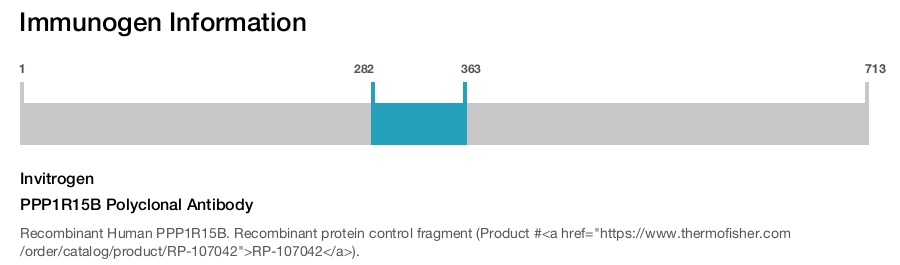 PPP1R15B Polyclonal Antibody
