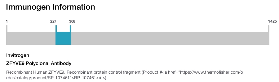ZFYVE9 Polyclonal Antibody
