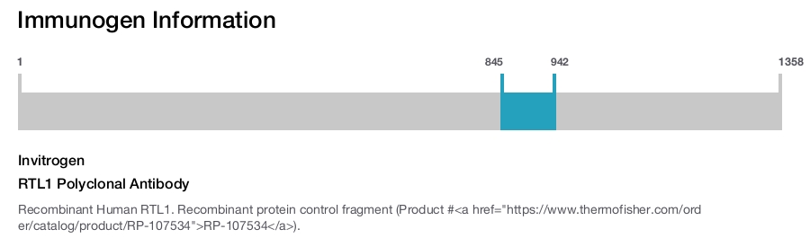 RTL1 Polyclonal Antibody