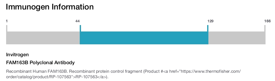 FAM163B Polyclonal Antibody