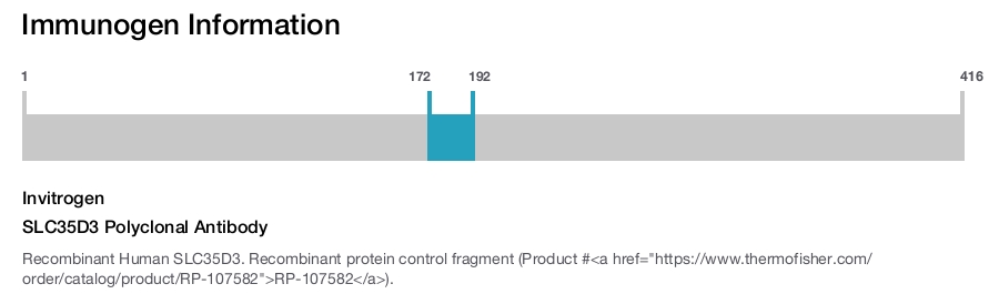SLC35D3 Polyclonal Antibody