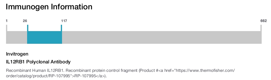 IL12RB1 Polyclonal Antibody