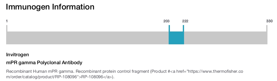 mPR gamma Polyclonal Antibody