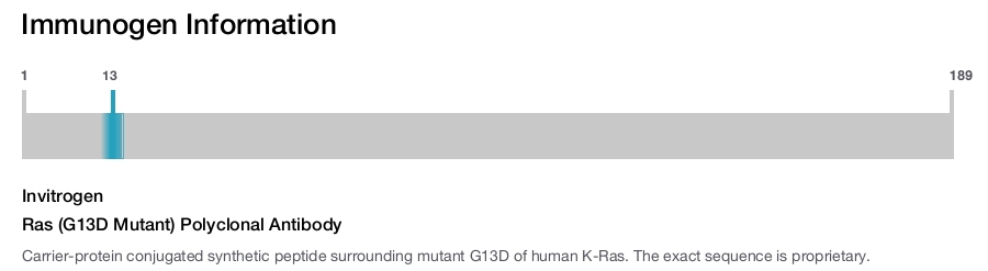 Ras (G13D Mutant) Polyclonal Antibody