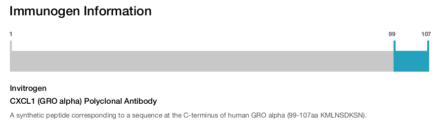 CXCL1 (GRO alpha) Polyclonal Antibody