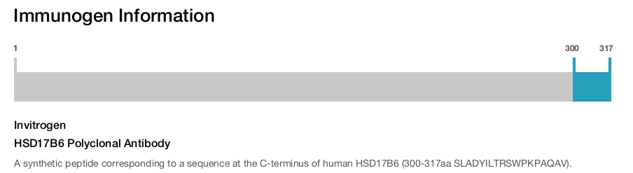 HSD17B6 Polyclonal Antibody