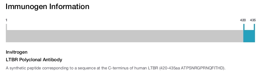 LTBR Polyclonal Antibody