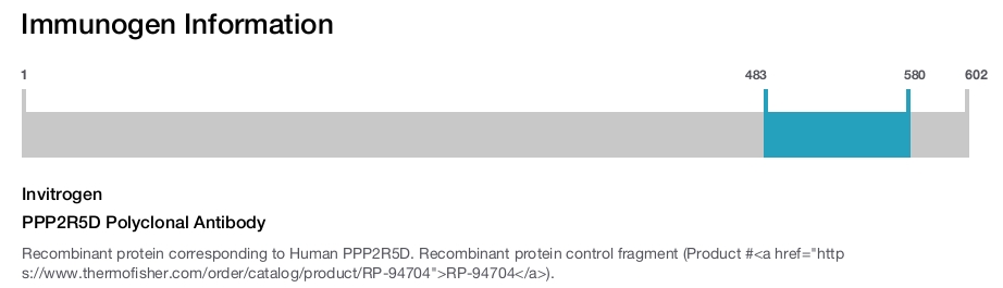 PPP2R5D Polyclonal Antibody