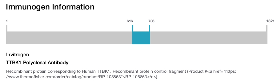 TTBK1 Polyclonal Antibody